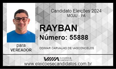 Candidato RAYBAN 2024 - MOJU - Eleições