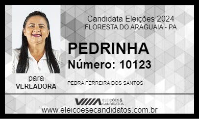 Candidato PEDRINHA 2024 - FLORESTA DO ARAGUAIA - Eleições