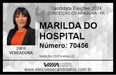 Candidato MARILDA DO HOSPITAL 2024 - CONCEIÇÃO DO ARAGUAIA - Eleições