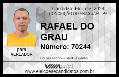 Candidato RAFAEL FERNANDES 2024 - CONCEIÇÃO DO ARAGUAIA - Eleições