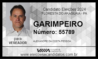 Candidato GARIMPEIRO 2024 - FLORESTA DO ARAGUAIA - Eleições