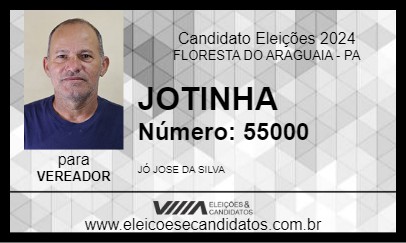 Candidato JOTINHA 2024 - FLORESTA DO ARAGUAIA - Eleições