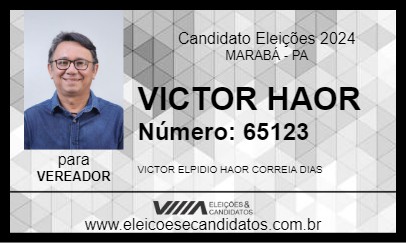 Candidato VICTOR HAOR 2024 - MARABÁ - Eleições