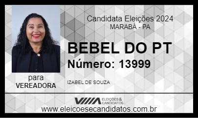 Candidato BEBEL DO PT 2024 - MARABÁ - Eleições