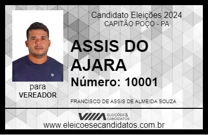 Candidato ASSIS DO AJARA 2024 - CAPITÃO POÇO - Eleições