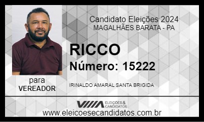 Candidato RICCO 2024 - MAGALHÃES BARATA - Eleições