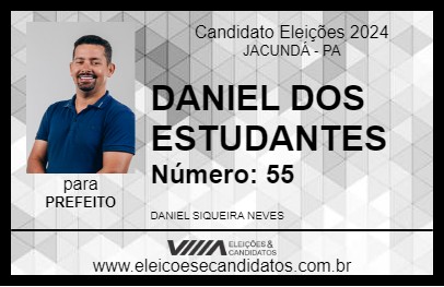 Candidato DANIEL DOS ESTUDANTES 2024 - JACUNDÁ - Eleições