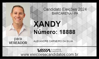 Candidato XANDY 2024 - BARCARENA - Eleições