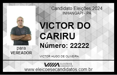 Candidato VICTOR DO CARIRU 2024 - INHANGAPI - Eleições