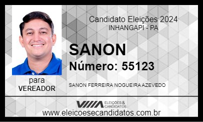 Candidato SANON 2024 - INHANGAPI - Eleições