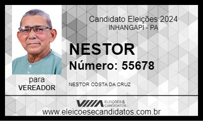 Candidato NESTOR 2024 - INHANGAPI - Eleições