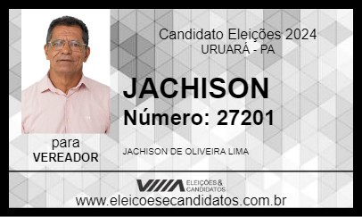 Candidato JACHISON 2024 - URUARÁ - Eleições