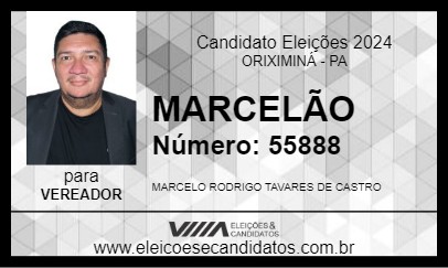 Candidato MARCELÃO 2024 - ORIXIMINÁ - Eleições