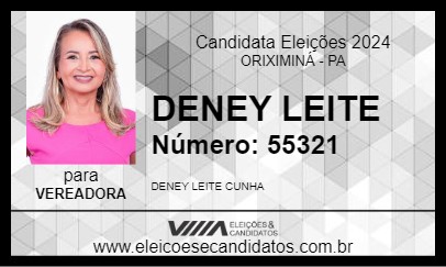 Candidato DENEY LEITE 2024 - ORIXIMINÁ - Eleições