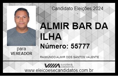 Candidato ALMIR BAR DA ILHA 2024 - ORIXIMINÁ - Eleições