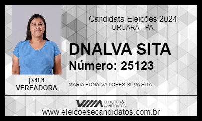 Candidato DNALVA SITA 2024 - URUARÁ - Eleições