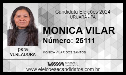 Candidato MONICA VILAR 2024 - URUARÁ - Eleições