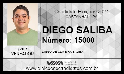 Candidato DIEGO SALIBA 2024 - CASTANHAL - Eleições