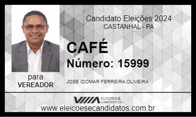 Candidato CAFÉ 2024 - CASTANHAL - Eleições