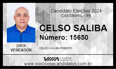 Candidato CELSO SALIBA 2024 - CASTANHAL - Eleições