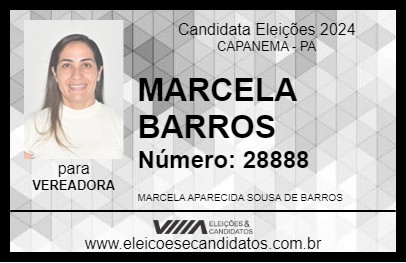 Candidato MARCELA BARROS 2024 - CAPANEMA - Eleições