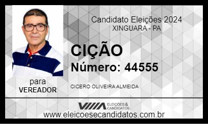 Candidato CIÇÃO 2024 - XINGUARA - Eleições