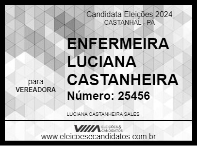 Candidato ENFERMEIRA LUCIANA CASTANHEIRA 2024 - CASTANHAL - Eleições