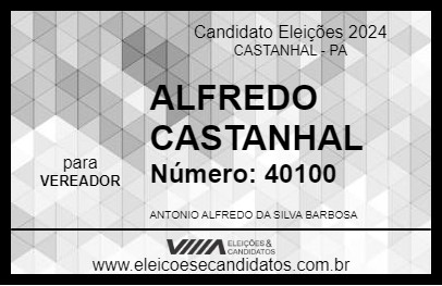 Candidato ALFREDO CASTANHAL 2024 - CASTANHAL - Eleições