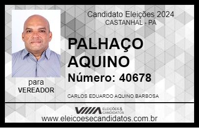 Candidato PALHAÇO AQUINO 2024 - CASTANHAL - Eleições