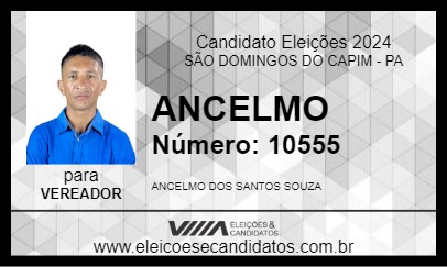 Candidato ANCELMO 2024 - SÃO DOMINGOS DO CAPIM - Eleições