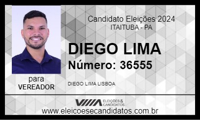 Candidato DIEGO LIMA 2024 - ITAITUBA - Eleições