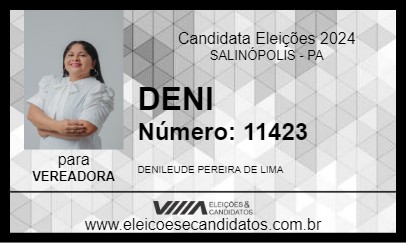 Candidato DENI 2024 - SALINÓPOLIS - Eleições