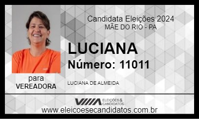 Candidato LUCIANA DO JAMIL 2024 - MÃE DO RIO - Eleições