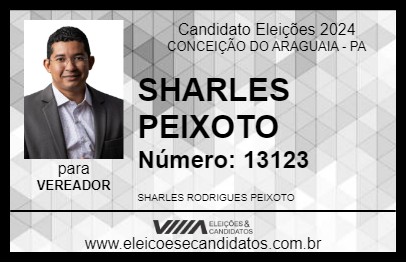 Candidato SHARLES PEIXOTO 2024 - CONCEIÇÃO DO ARAGUAIA - Eleições