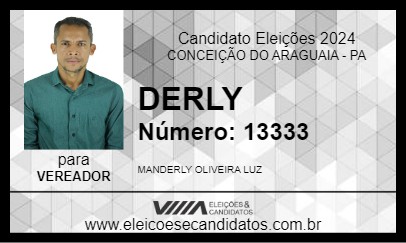 Candidato DERLY 2024 - CONCEIÇÃO DO ARAGUAIA - Eleições