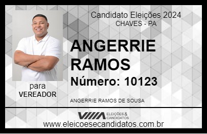 Candidato ANGERRIE RAMOS 2024 - CHAVES - Eleições