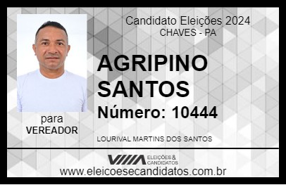 Candidato AGRIPINO SANTOS 2024 - CHAVES - Eleições