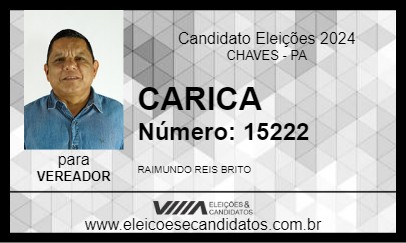 Candidato CARICA 2024 - CHAVES - Eleições