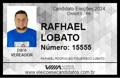 Candidato RAFHAEL LOBATO 2024 - CHAVES - Eleições