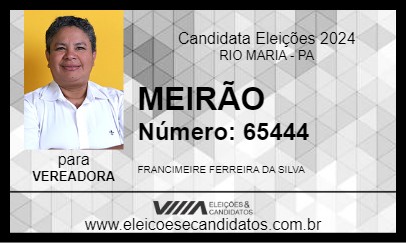 Candidato MEIRÃO 2024 - RIO MARIA - Eleições