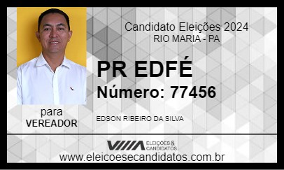 Candidato PR EDFÉ 2024 - RIO MARIA - Eleições