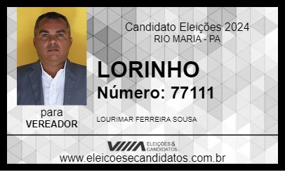 Candidato LORINHO 2024 - RIO MARIA - Eleições