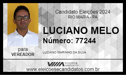 Candidato LUCIANO MELO 2024 - RIO MARIA - Eleições