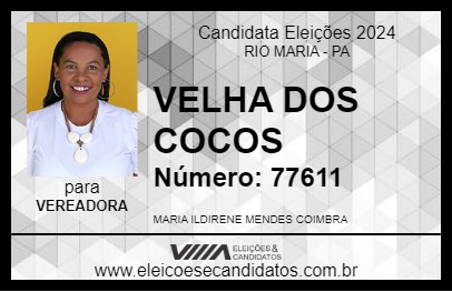 Candidato VEIA DO COCO 2024 - RIO MARIA - Eleições