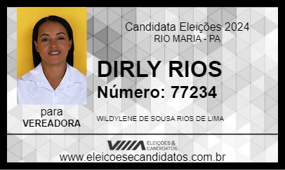 Candidato DIRLY RIOS 2024 - RIO MARIA - Eleições