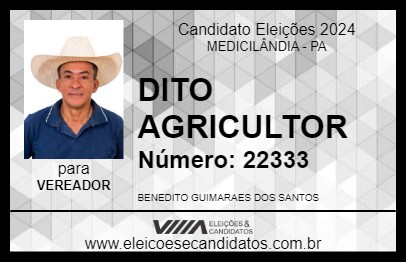 Candidato BARRUAM 2024 - MEDICILÂNDIA - Eleições