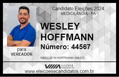 Candidato WESLEY HOFFMANN 2024 - MEDICILÂNDIA - Eleições