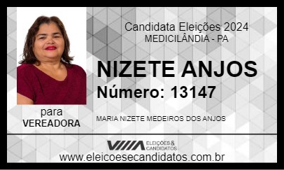 Candidato NIZETE ANJOS 2024 - MEDICILÂNDIA - Eleições