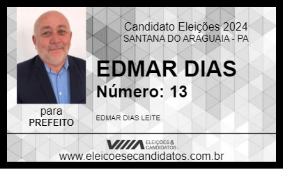 Candidato EDMAR DIAS 2024 - SANTANA DO ARAGUAIA - Eleições