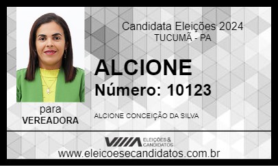 Candidato ALCIONE 2024 - TUCUMÃ - Eleições